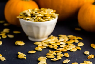 The tansy and pumpkin seeds